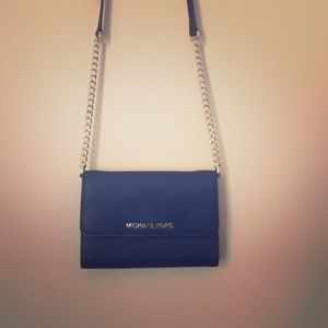 Navy Blue Michael Kors Crossbody/Clutch