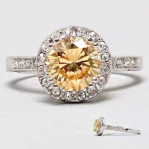 Round Cut Crystal Ring Round Cut Crystal Ring
