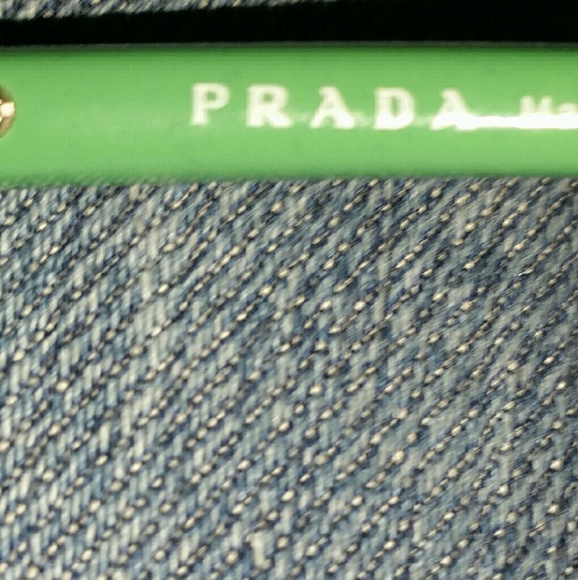 Lime Green Vintage Authentic Prada Cats Eye Glasses - Picture 4 of 4