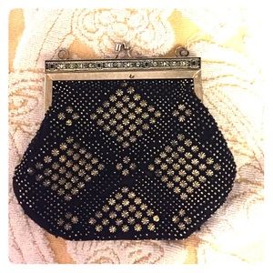 Beaded evening handbag