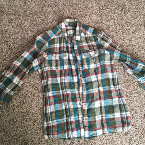 Eddie Bauer plaid shirt