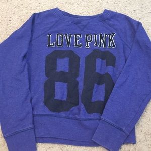 Purple Crew neck sweatshirt,Victoria's Secret Pink