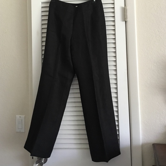 Talbots black linen pants new without tag