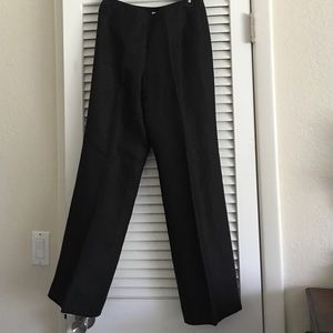 Talbots black linen pants new without tag