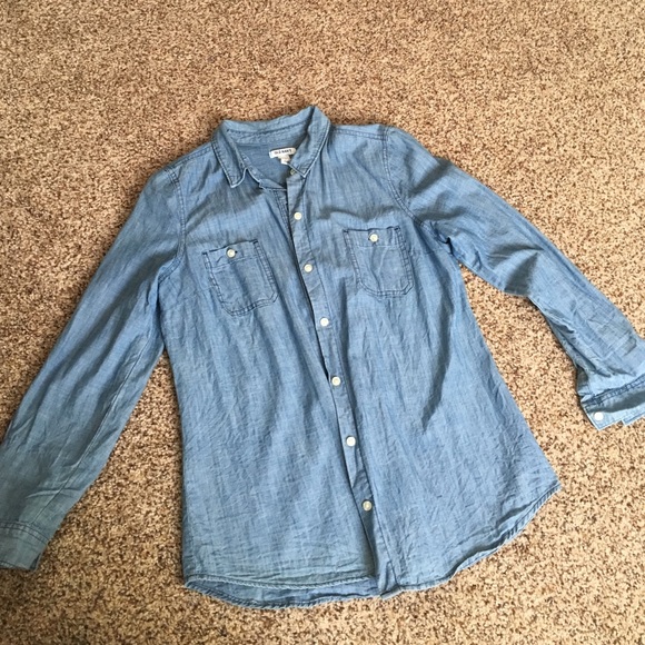 Blue denim Old Navy shirt, small