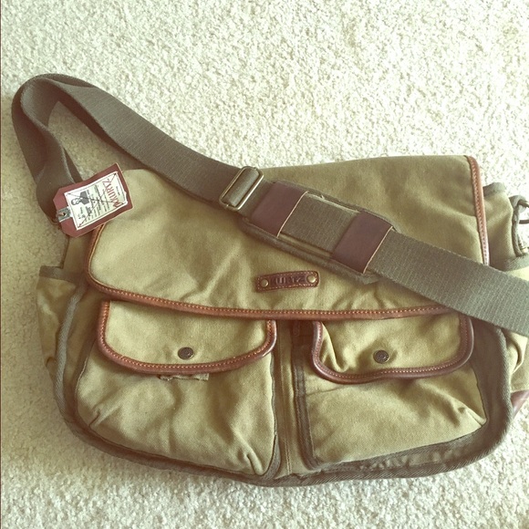 A Kurtz Canvas Messenger Bag