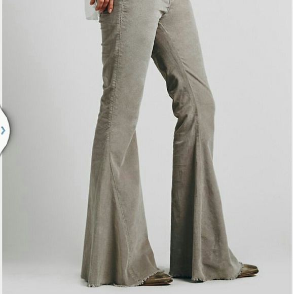 Free people *cord super flare taupe*