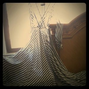 Akira chiffon drapey dress