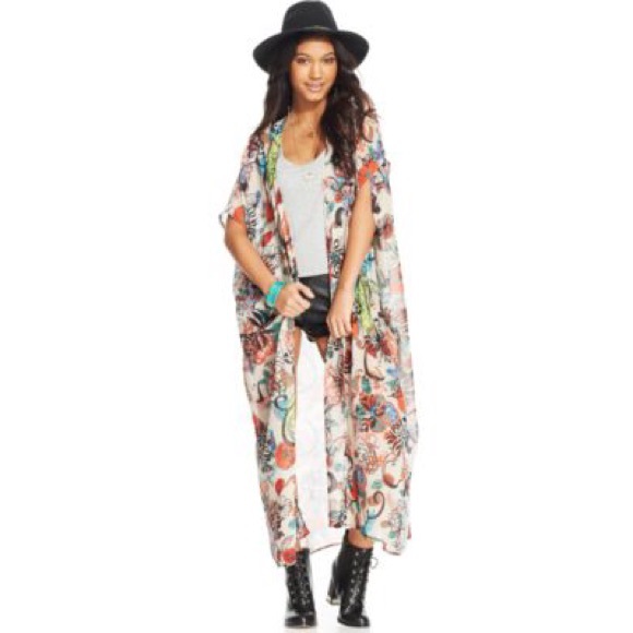 Printed Kimono