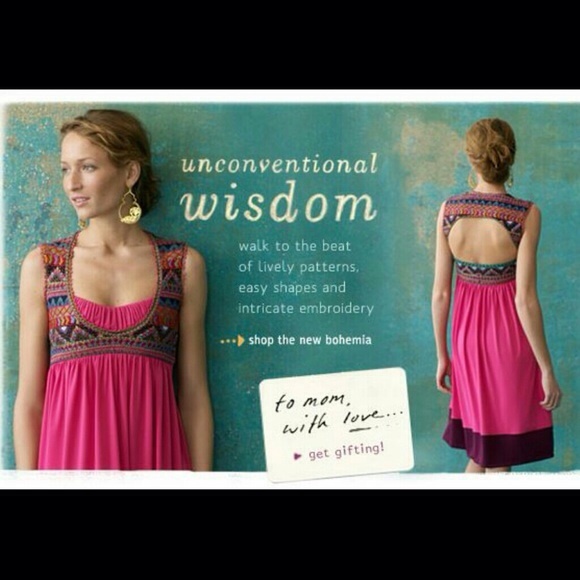 Anthropologie, Raina Gill, beaded Ballia Dress