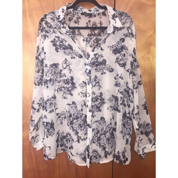Floral Button Down
