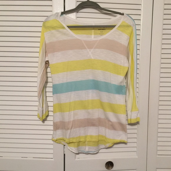Striped old navy long sleeve T.