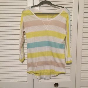 Striped old navy long sleeve T.
