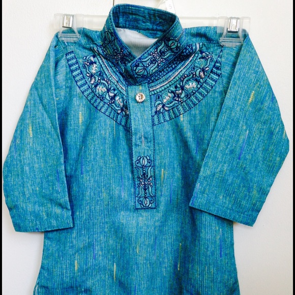 Kids Indian/Pakistani embroidered kurta/ top.