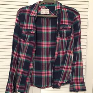 Plaid flannel shirt