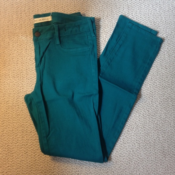 Bullhead Denim - Bullhead Black Teal Skinny Jeans