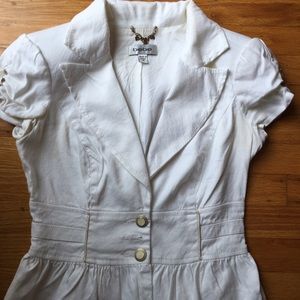 Bebe white blouse
