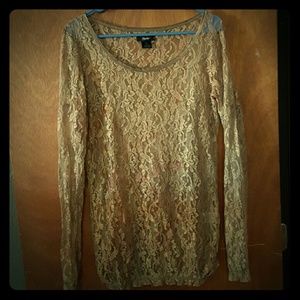 Layer over red for a great holiday look!