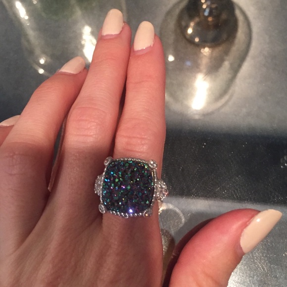 Judith Ripka cushion cut ring