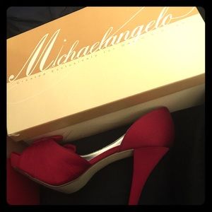 Red Michelangelo heels