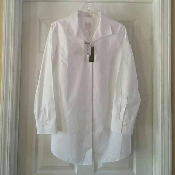 Chico's No-Iron White Button Down