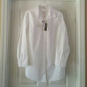Chico's No-Iron White Button Down