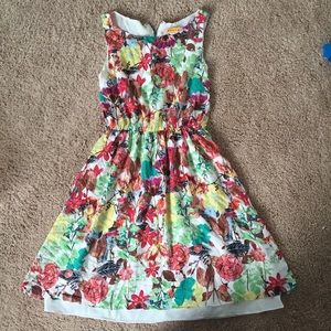Alice + Olivia Flower Print Dress