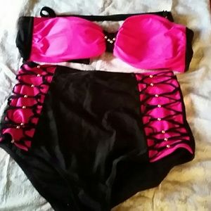 Two piece bathing suit