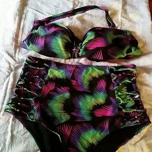 Two piece bathing suit