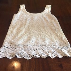 Lace tank