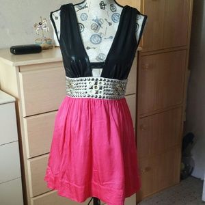 bebe Dresses - Pink Bebe Party Dress bebe Dresses - Pink Bebe Party Dress
