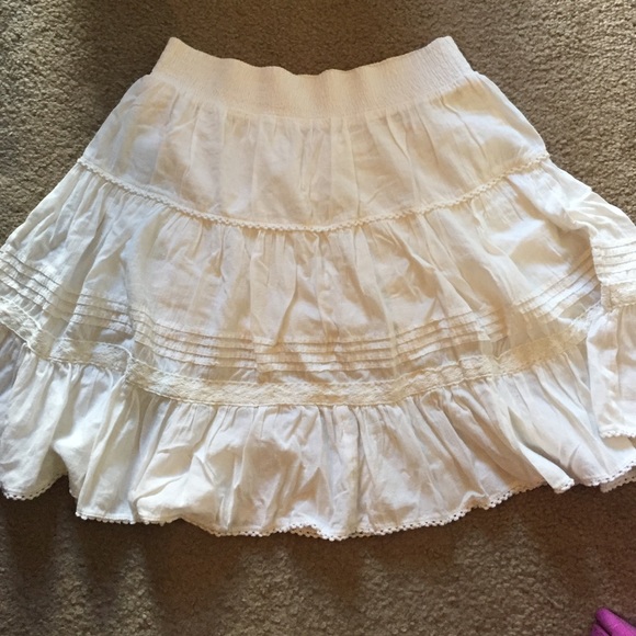 White cotton skirt