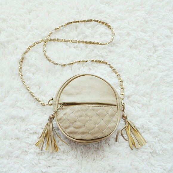Wild Bella Handbags - 🆕 Tassel Chain Mini Round Bag
