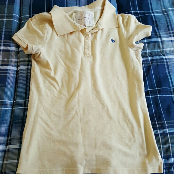 Yellow Abercrombie polo XL IN CHILDREN