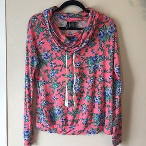 Floral sweater sz m