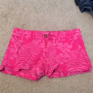 Pink rainforest shorts