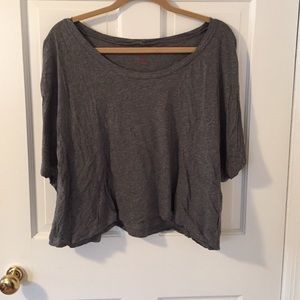 Grey crop top