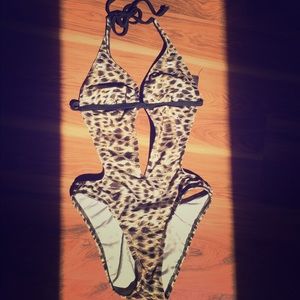 Cheeta print bathing suit!