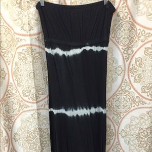 Tie dye maxi dress