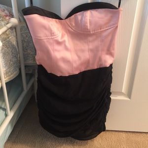 EUC Bebe strapless Dress