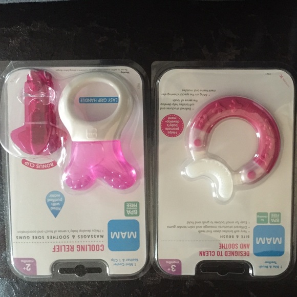 Cool relief and clean n soothe toys