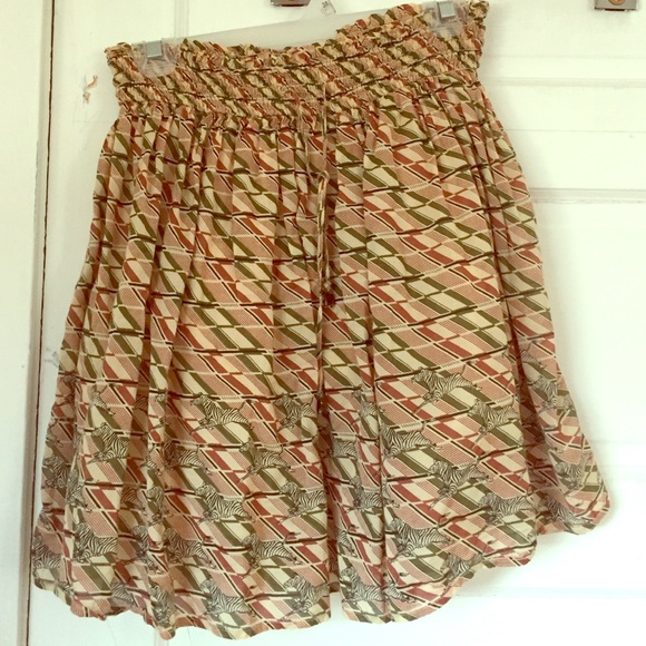 Zebra skirt