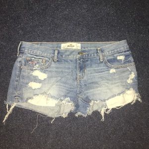 hollister jean shorts