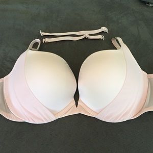 Pink padded multi-way Demi bra