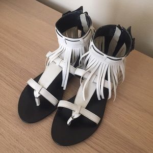 Loeffler Randall Sienna Fringe Gladiator Sandals