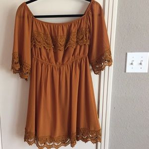 Off the shoulder dress