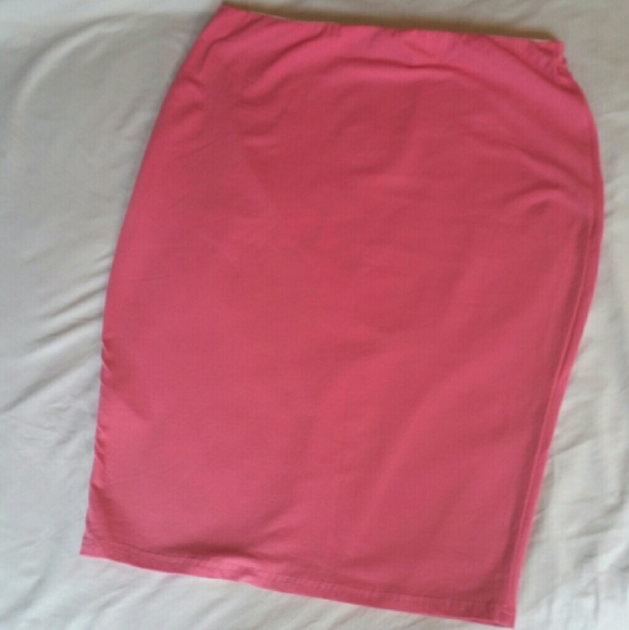 Asos Perfectly Pink Pencil Skirt
