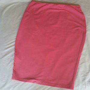 Asos Perfectly Pink Pencil Skirt