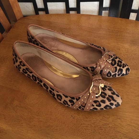 sperry leopard flats