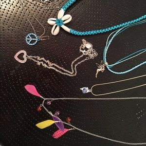 Bundle of 7 girls necklaces